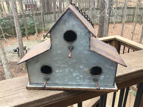 sheet metal birdhouses|decorative metal birdhouse.